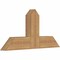Ekena Millwork Portland Timber Gable Bracket, Western Red Cedar, 36"W x 18"H x 3 1/2"D x 5 1/2"F, 12/12 Pitch GBW036X18X0406POR00SWR - alternate 2